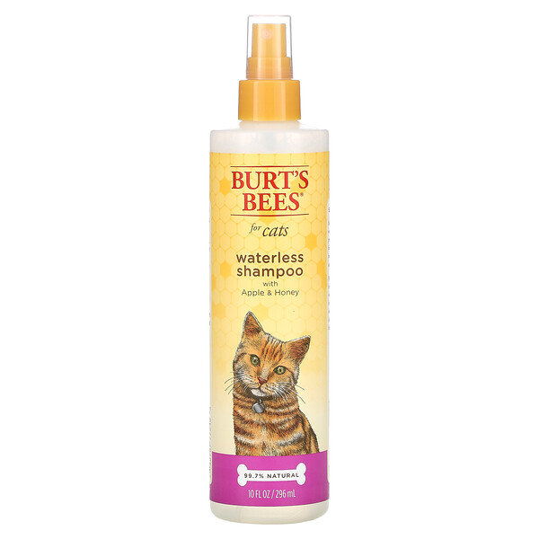 Burt's Bees, Waterless Shampoo for Cats with Apple & Honey, 10 fl oz (296 ml)