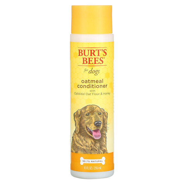 Burt's Bees, Oatmeal Conditioner for Dogs with Colloidal Oat Flour & Honey, 10 fl oz (296 ml)